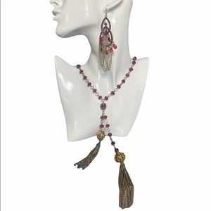 Catherine Stein Necklace & Earring set🧩